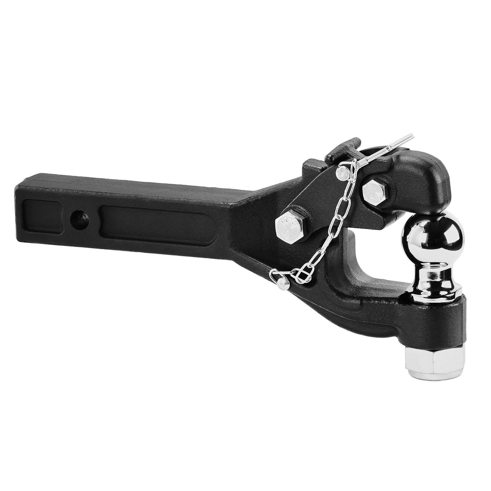Gancho de remolque tipo pintle, 16000 libras, para receptor militar y bola de 2 pulgadas