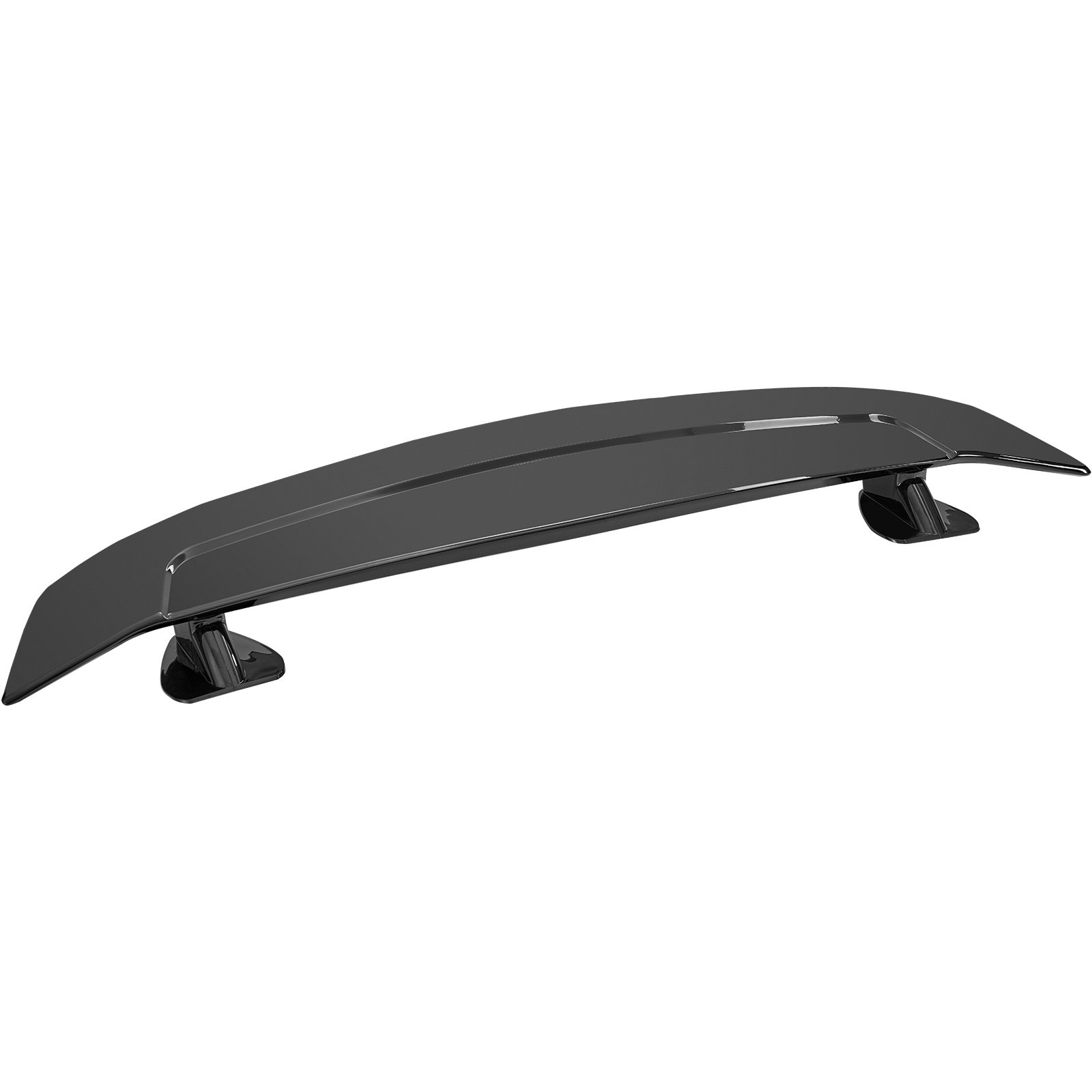GT Wing Car Spoiler, 46.3 Inch Universal Spoiler, Compatible With Most Sedans And Coupes, High Strength ABS Material, Car Rear Spoiler Wing, Racing Spoiler BGW/JDM Drift Glossy Black