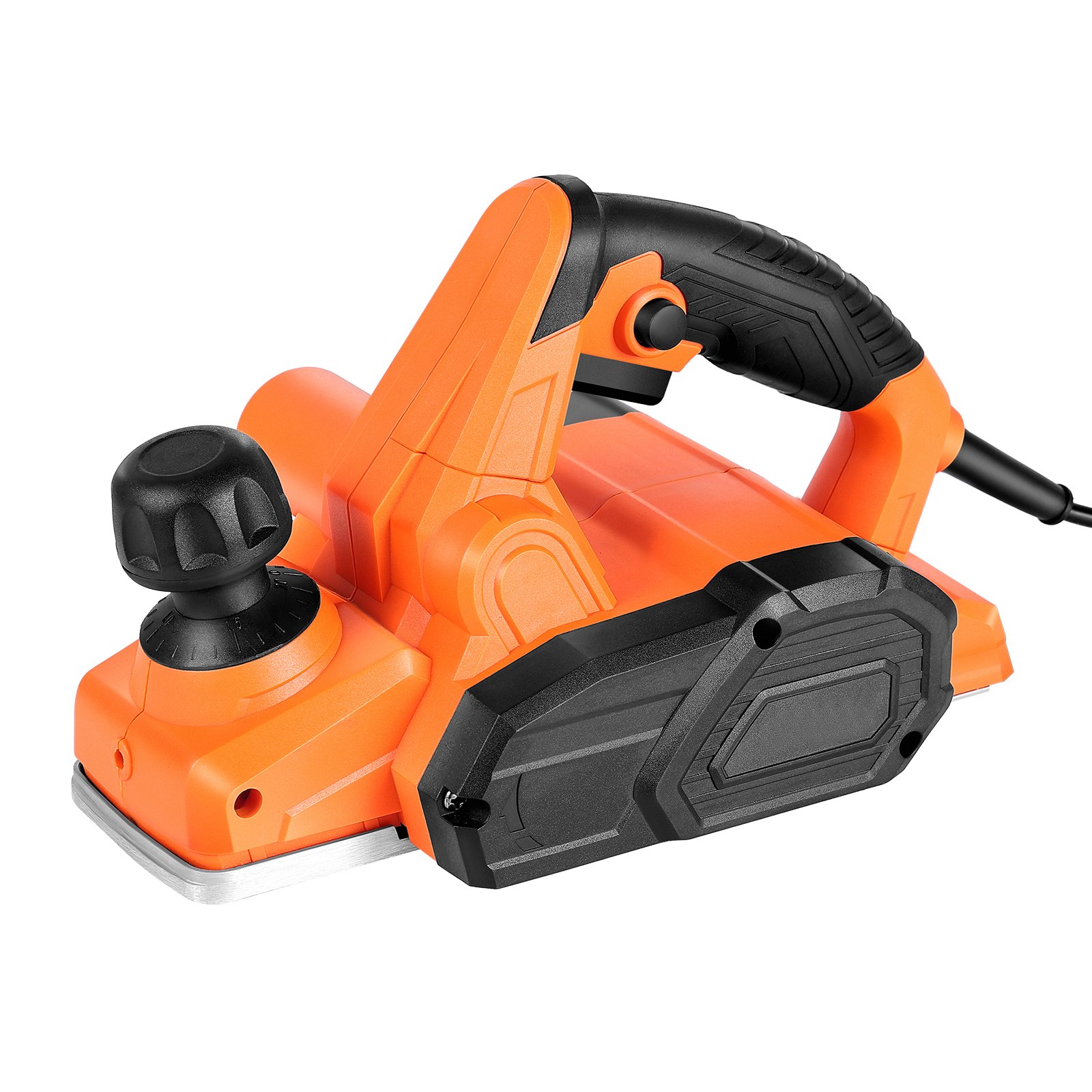 Electric Hand Planer, 3-1/4-Inch Cut Width, 7-Amp 16800 RPM Corded Power Handheld Planer For Wood, With Adjustable Cut Depth, 2 Blades, For Woodworking Wood Chamfer DIY Smooth Finish Carpentry