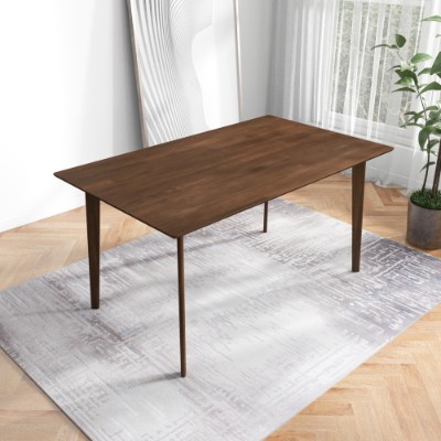 Mesa de comedor de madera sólida Carlos