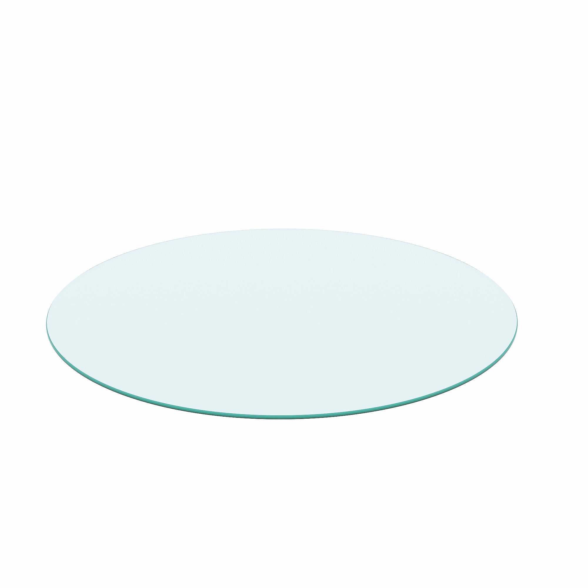 Cubierta de mesa de vidrio templado, redonda 36 pulgadas, 0.25 pulg. de grosor