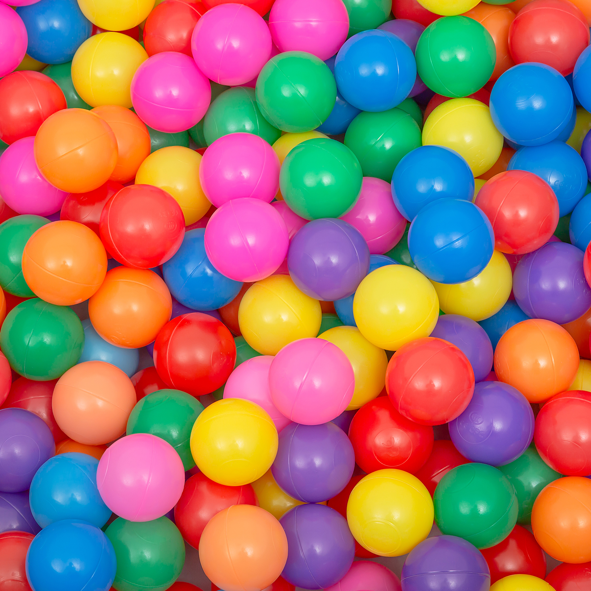 Pelotas para piscina de bolas, 500 unidades, sin ftalatos ni BPA, seguras y duraderas
