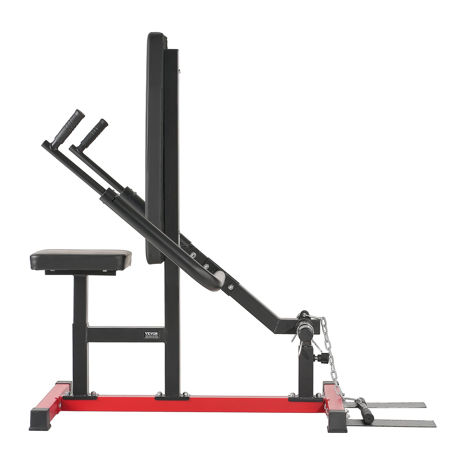 Máquina de dips sentada para tríceps/bíceps con barra de cable y asiento ajustable (450 libras)