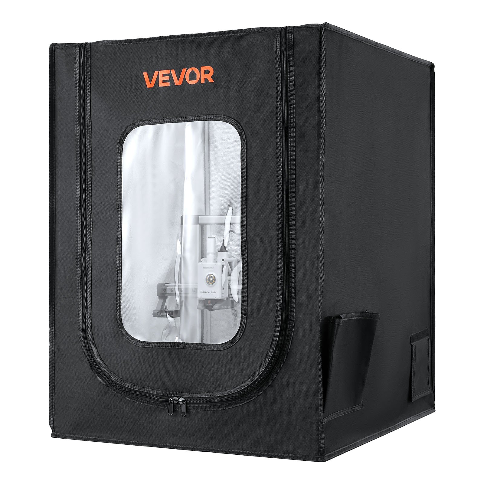 3D Printer Enclosure, Dustproof Waterproof Oxford Cloth 3D Printer Tent, Constant Temperature Protective Case With LED Lighting, Compatible With Creality/ELEGOO/Anycubic Multiple Popular Models