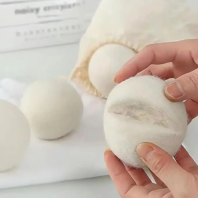 Laundry Dryer Balls, Reusable Laundry Balls, Washing Machine Laundry Balls, Fabric Softener Balls, Laundry Dryer Balls, Anti-tangle Laundry Balls, Wrinkle Reduction, Cleaning Supplies, Househo