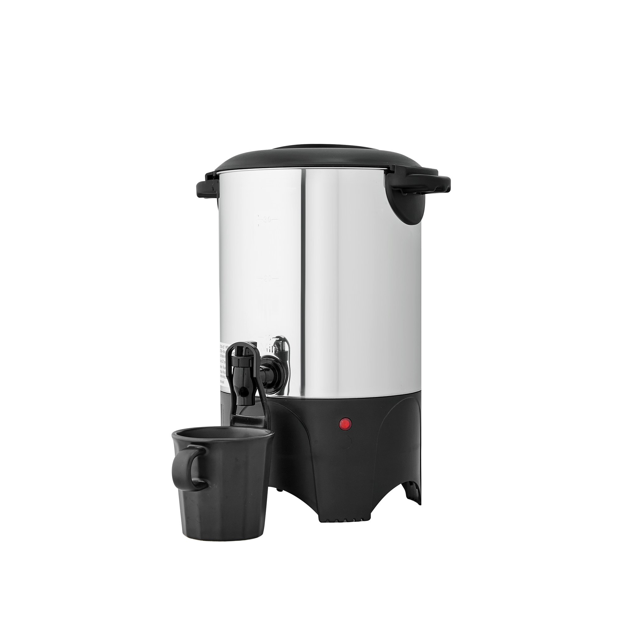 Urna de café comercial, 30 tazas, 4.5 L, dispensador de bebidas calientes