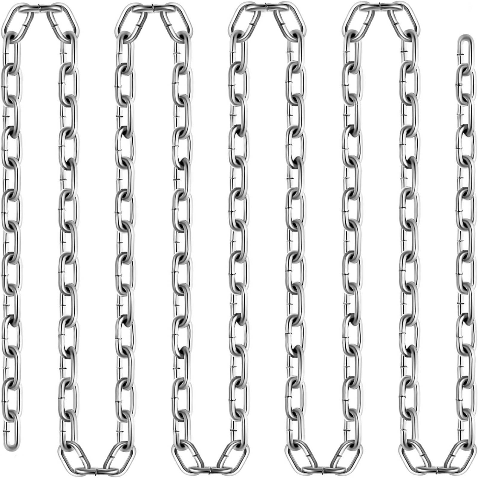 Cadena de grado 30, 1/4 pulgadas x 100 pies, galvanizada