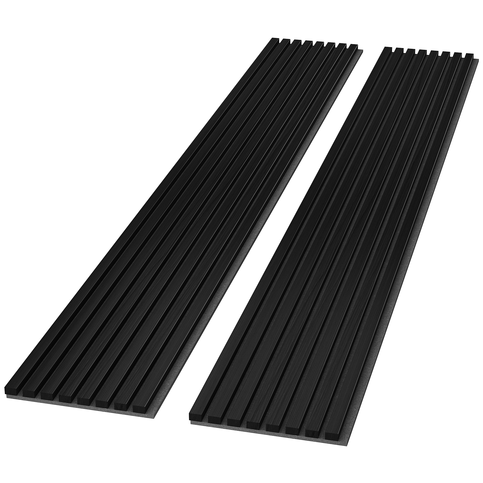 2 Pack Acoustic Solid Wood Wall Panels, 94.49  X 12.6  Soundproof Wall Panels, Wood Slat Wall Panels For Wall Decor