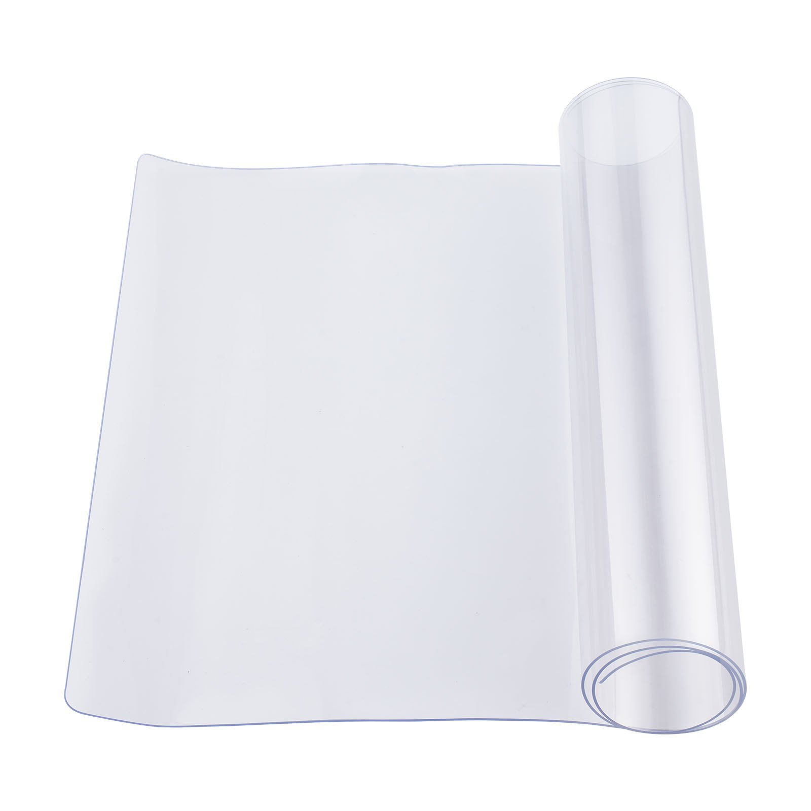 Protector de mesa de plástico transparente, PVC, 14 x 24 pulgadas, 1.5 mm, impermeable