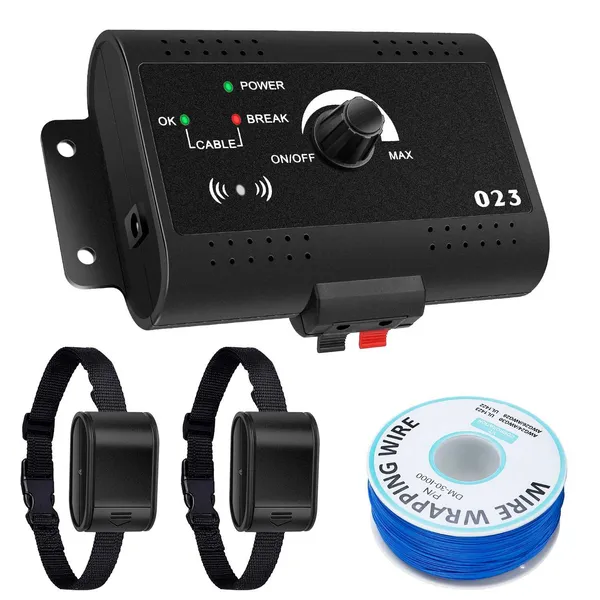 Sistema de valla eléctrica para perros con collar y cable (varias opciones)