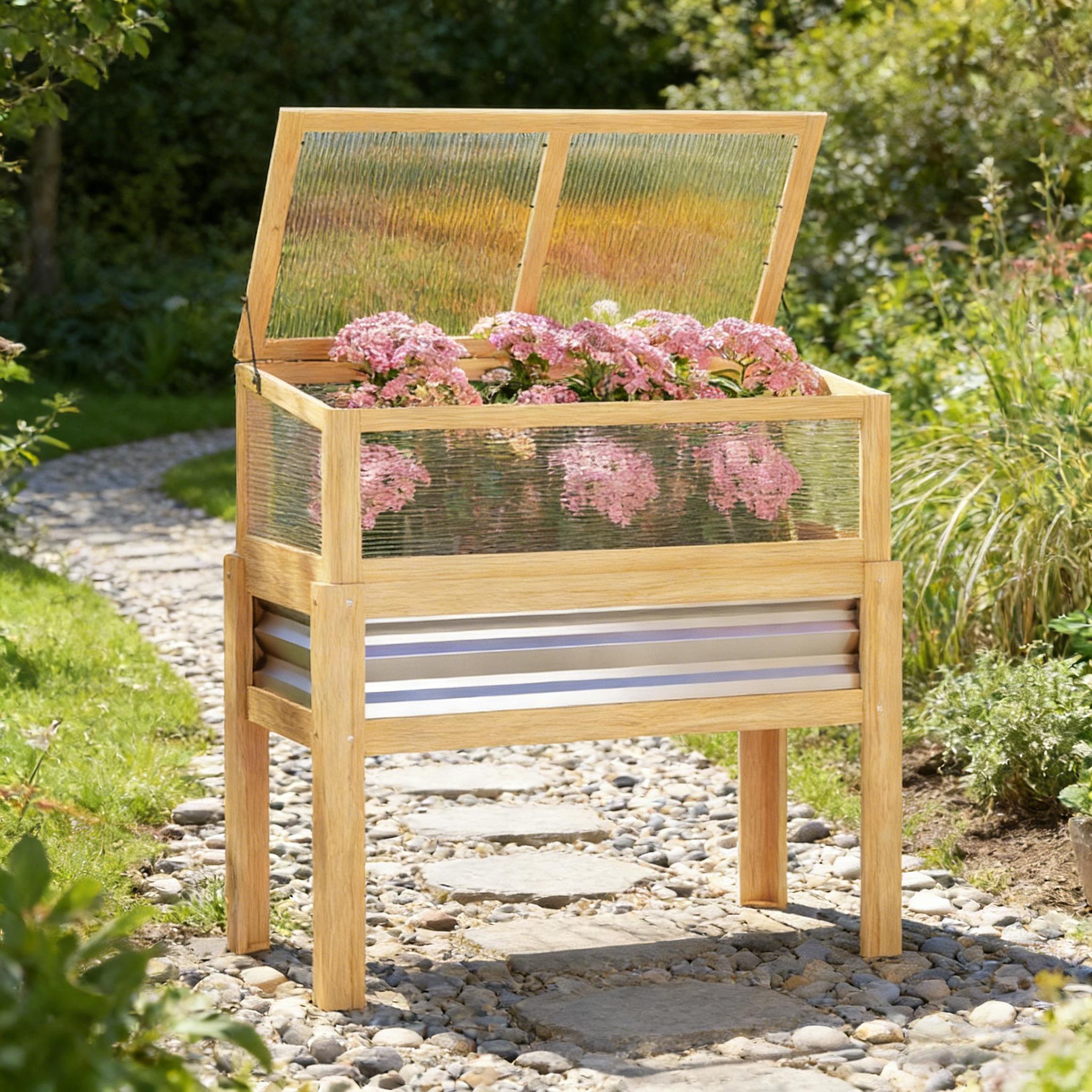 Jardinera elevada elegante