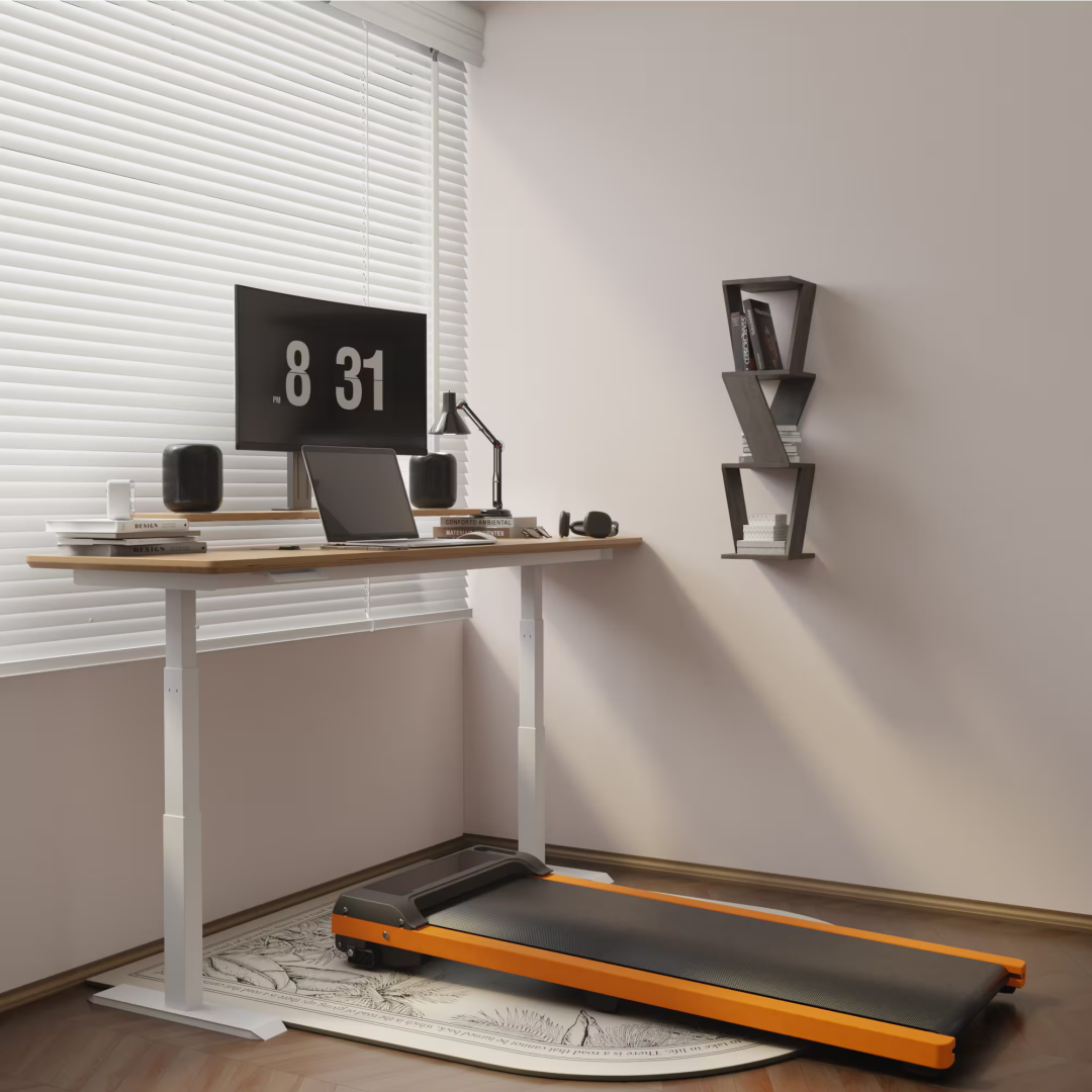 Cinta de correr portátil con 6 inclinaciones, 1HP, capacidad 220 libras, pantalla LED