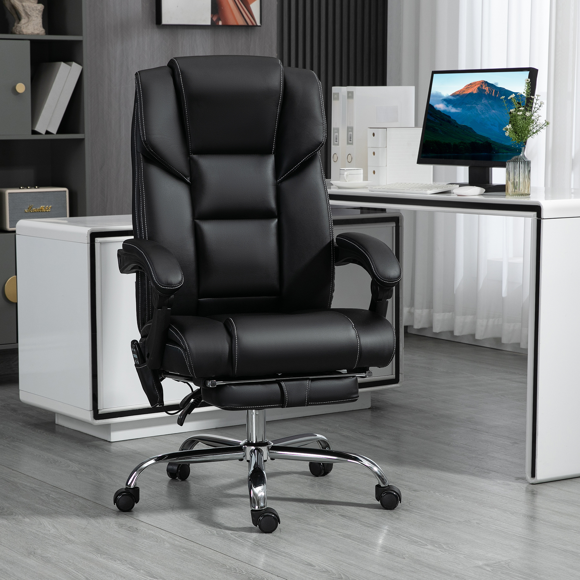 6 Point Vibration Massage Office Chair with Heat