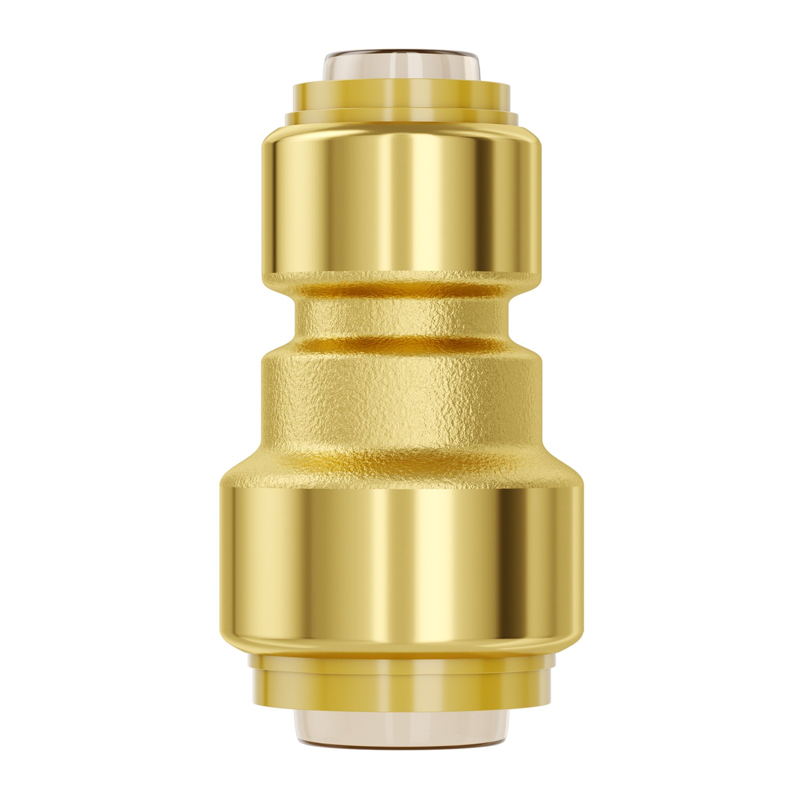 Pipe Fittings, 1/2"-3/4" 12PCS Brass Pipe Fittings, Straight-Through Push-Fit Pipe Connector Brass Air Fittings, Heavy Duty Plumbing Fittings Adapter For Heating/Shower Systems,Water Pipes