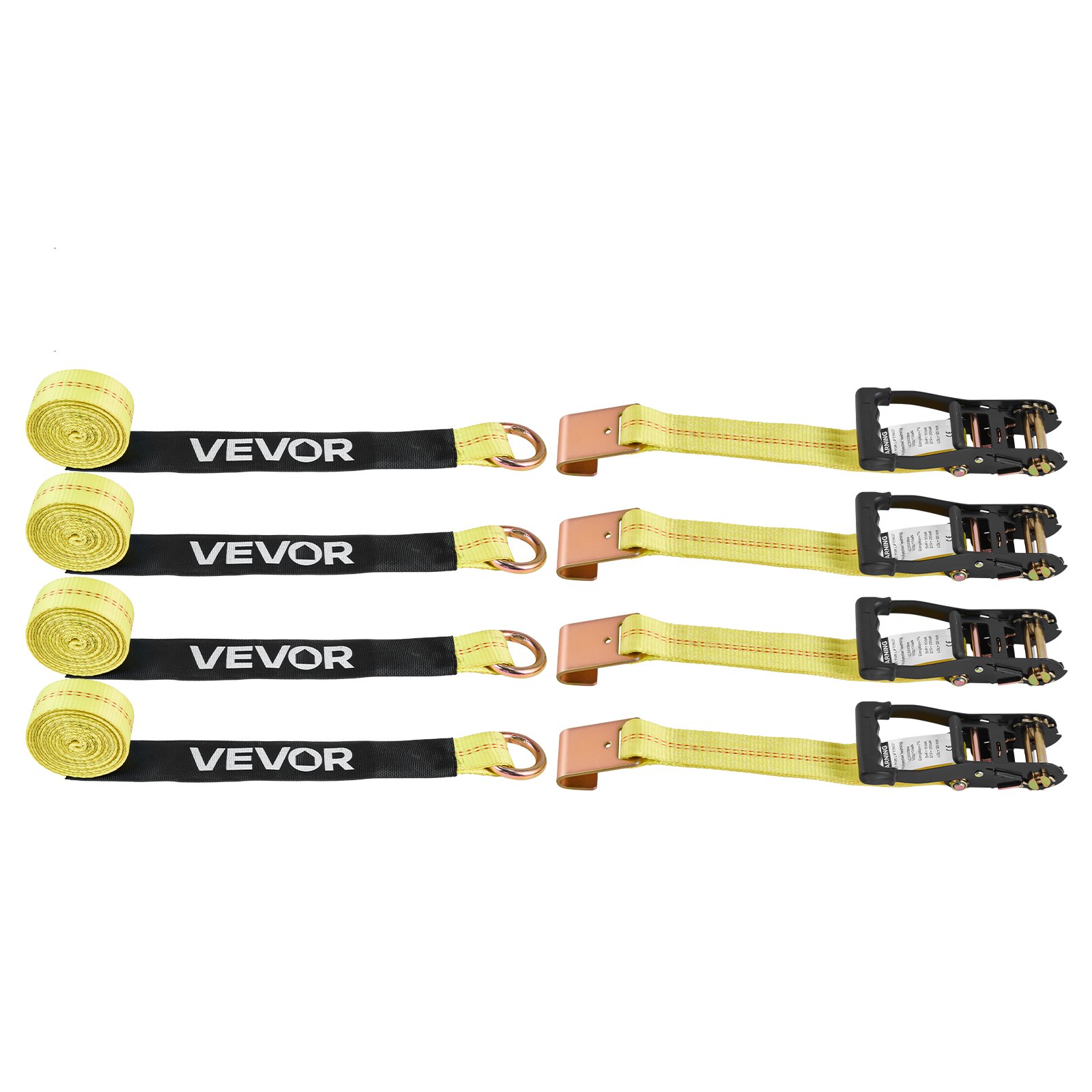 Kit de amarre para ruedas con gancho plano, 10009 libras de resistencia.