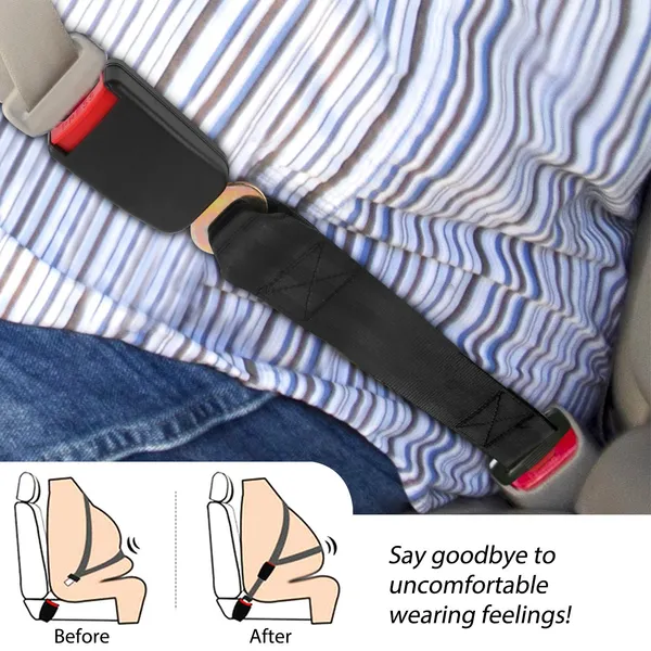 Extensor de cinturón de seguridad para coche de 14.37 pulgadas