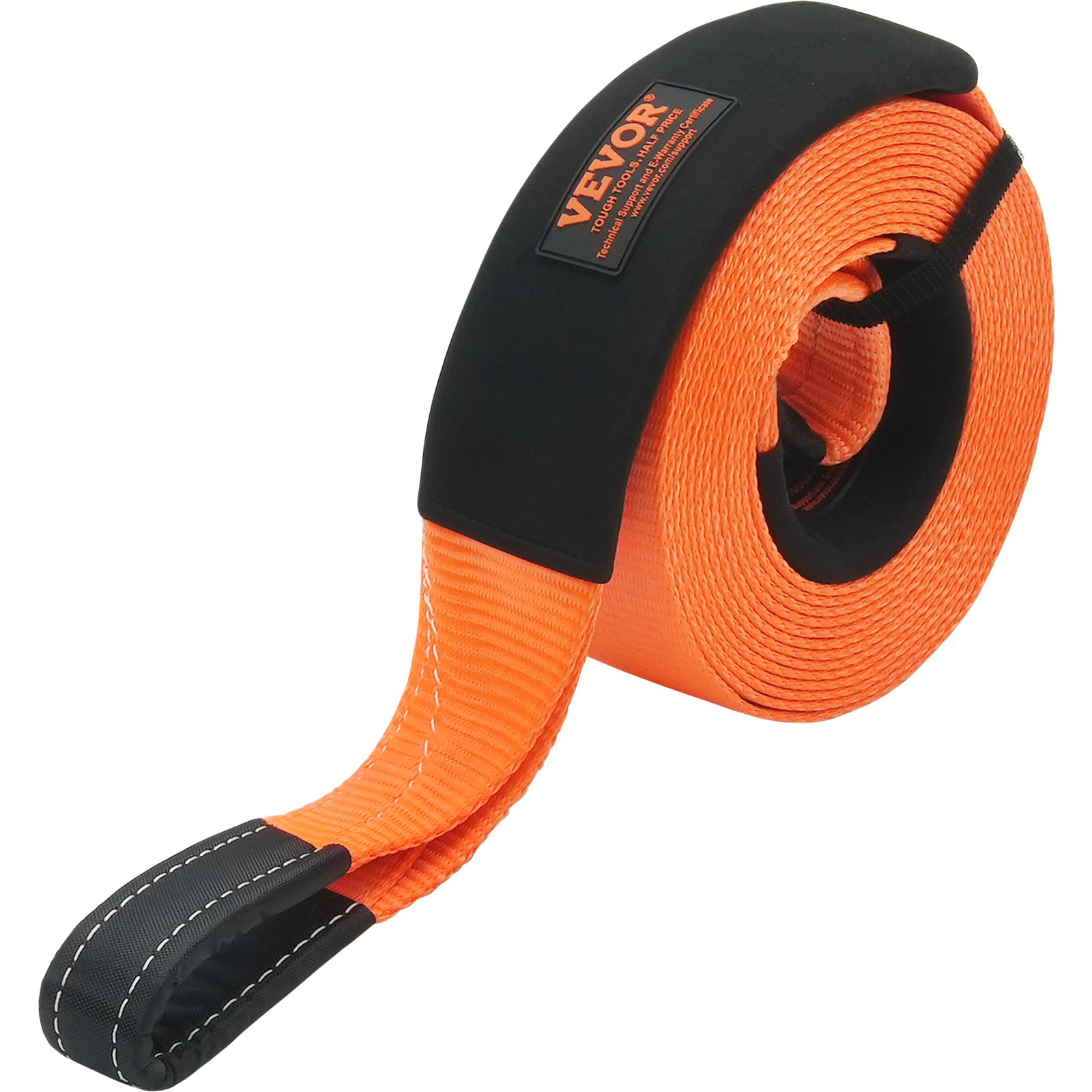Kit de correa de remolque de alta resistencia 3"x30 pies, 36,000 libras, con grilletes