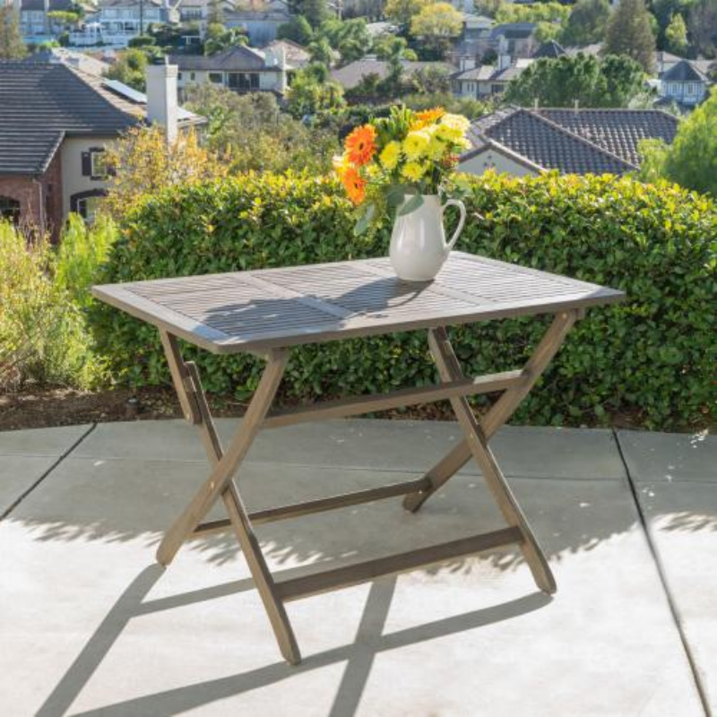 Mesa plegable Positano de 43.5 pulgadas