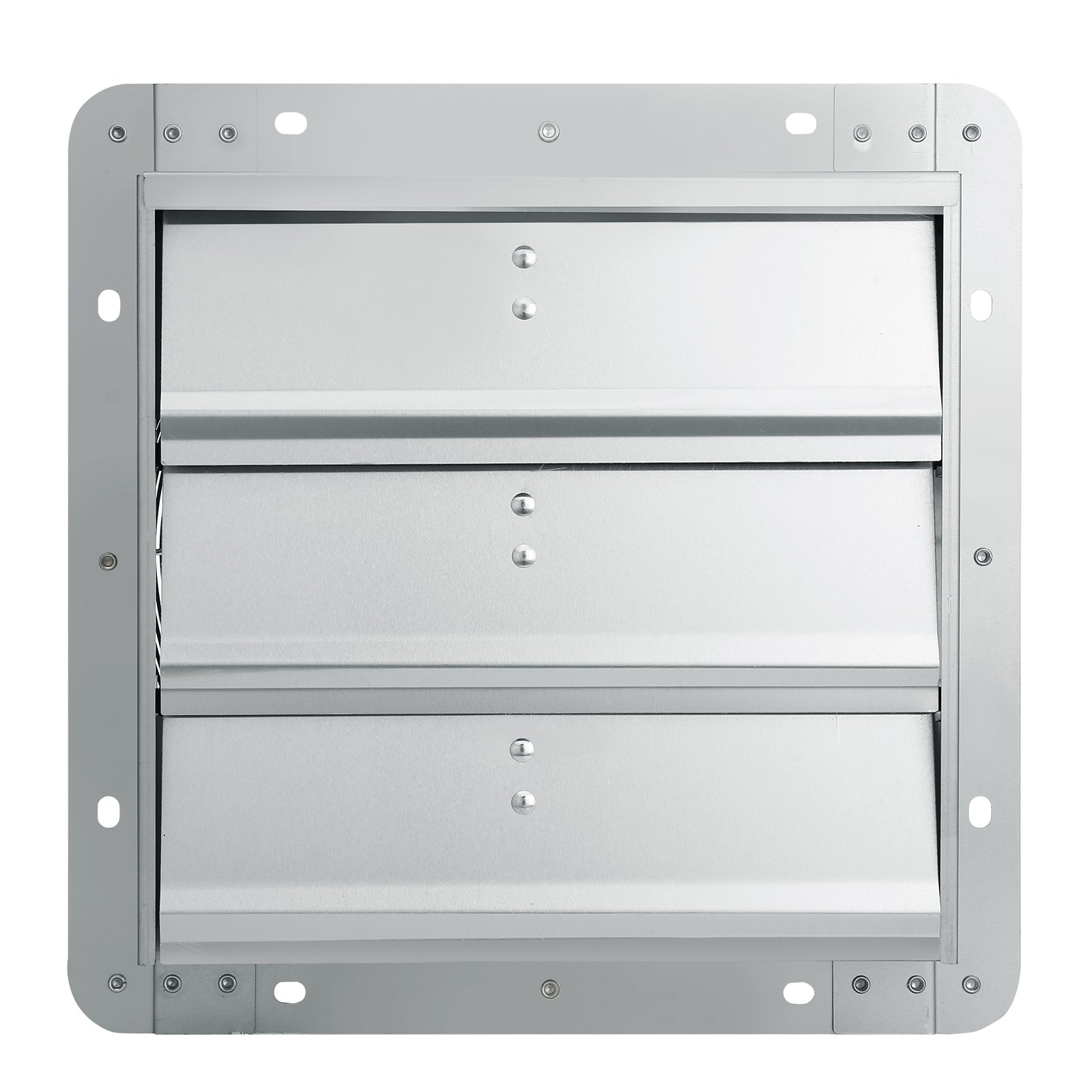 Extractor de aire de persiana 10 pulgadas, 820 CFM, aluminio, para pared