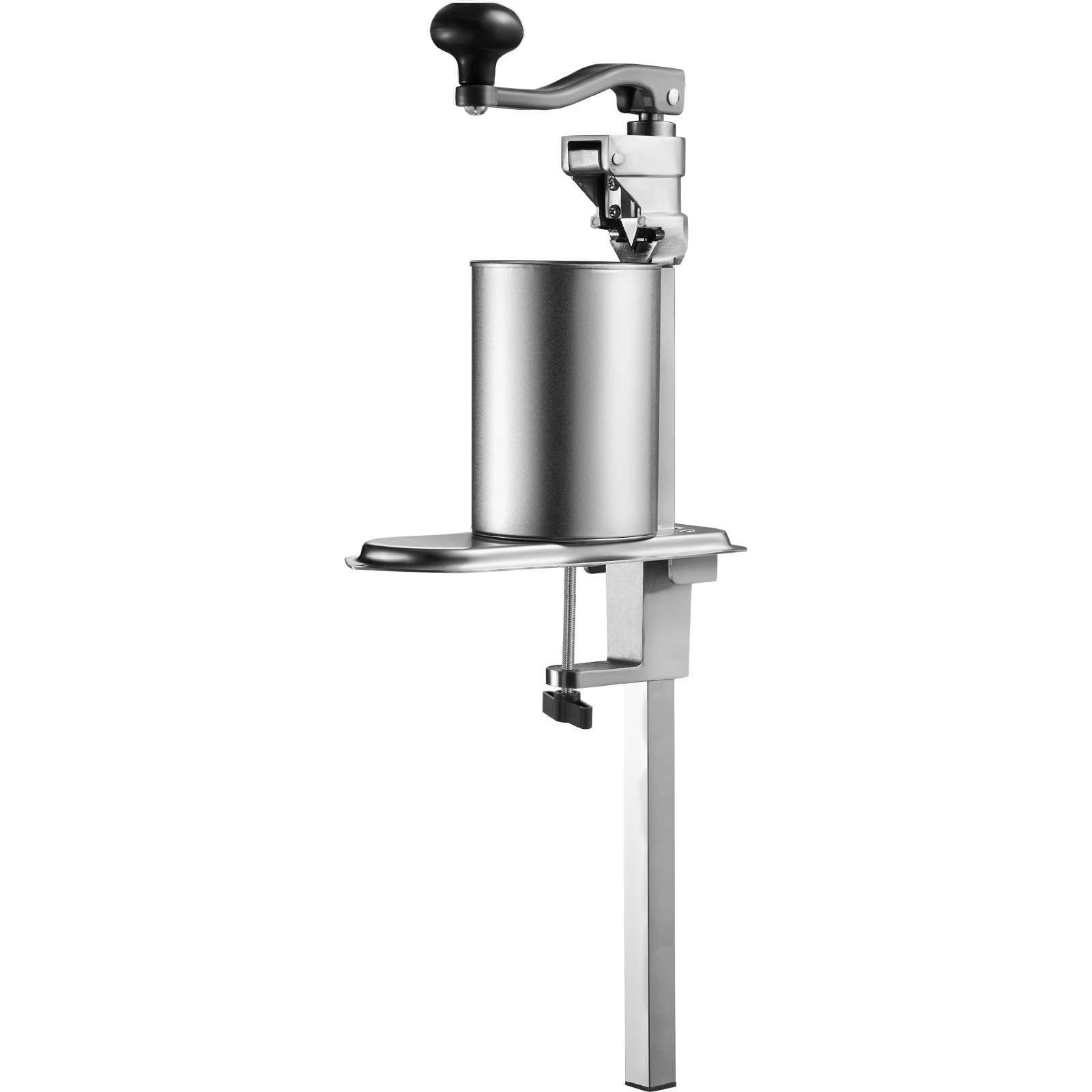 Commercial Can Opener, Heavy-Duty Manual Tabletop Cans Opener For Cans Up To 11.8 In Height, Height-Adjustable Can Openers Fixed With Screws & Table Clamp, For Restaurant, Hotel, And Food Store
