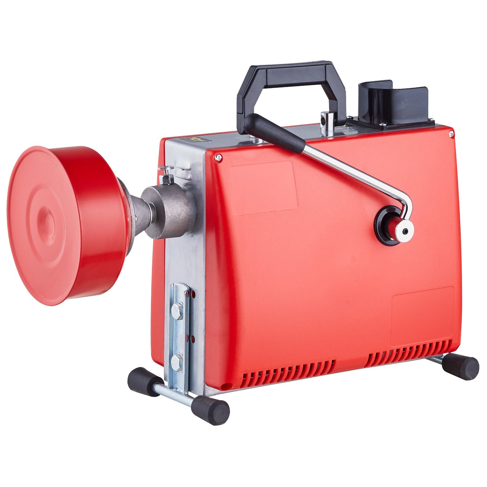66FT X 5/8 Inch Drain Cleaner Machine, 250W Electric Sewer Snake Auger Manual Feed - With 7 Cutters, 2 Steel Cables (66' X 5/8" And 15' X 3/8")& CW/CCW Control For 1.6" To 4" Pipes