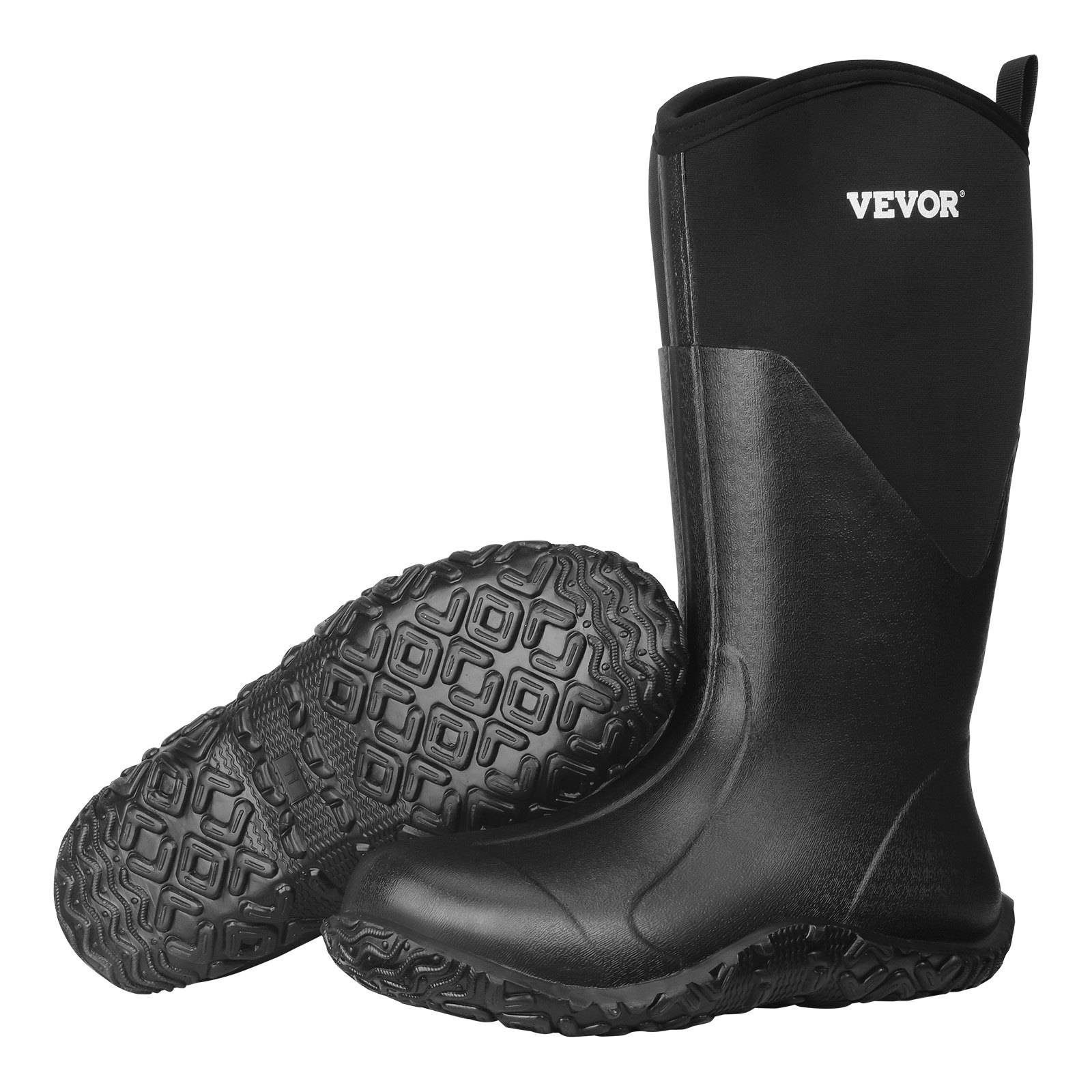 Men's Rubber Boots, Protective Footwear, Waterproof Anti Slip Hunting Boots, Gardening Insulated Mud Boots, Protective Footwear, Lightweight & Durable, For Manufacturing, Farming, Size 12 US