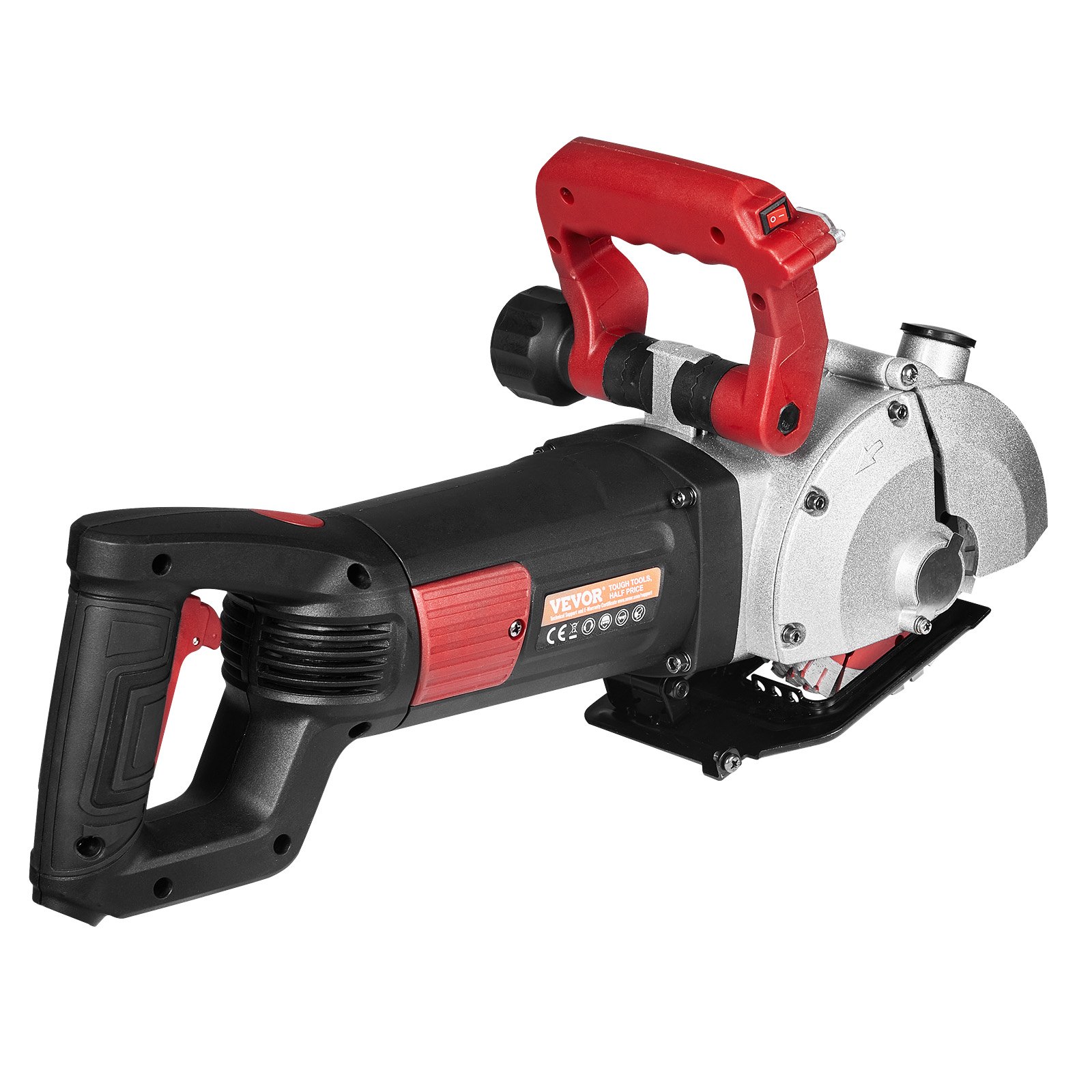 Rozadora de pared 2500W, ancho 38 mm, profundidad 34 mm, 5 hojas de 4.5 pulgadas