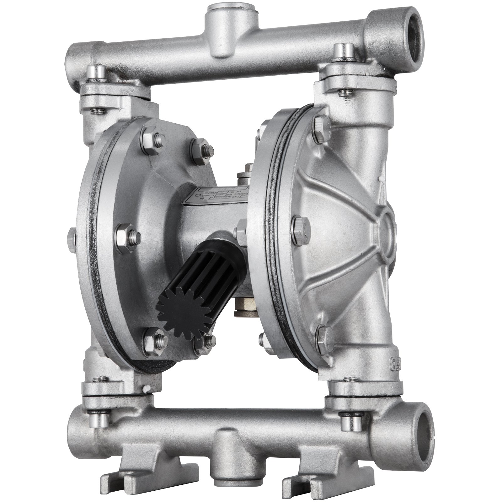 Bomba neumática de doble diafragma, 1/2 pulgada, acero inoxidable, 120 PSI