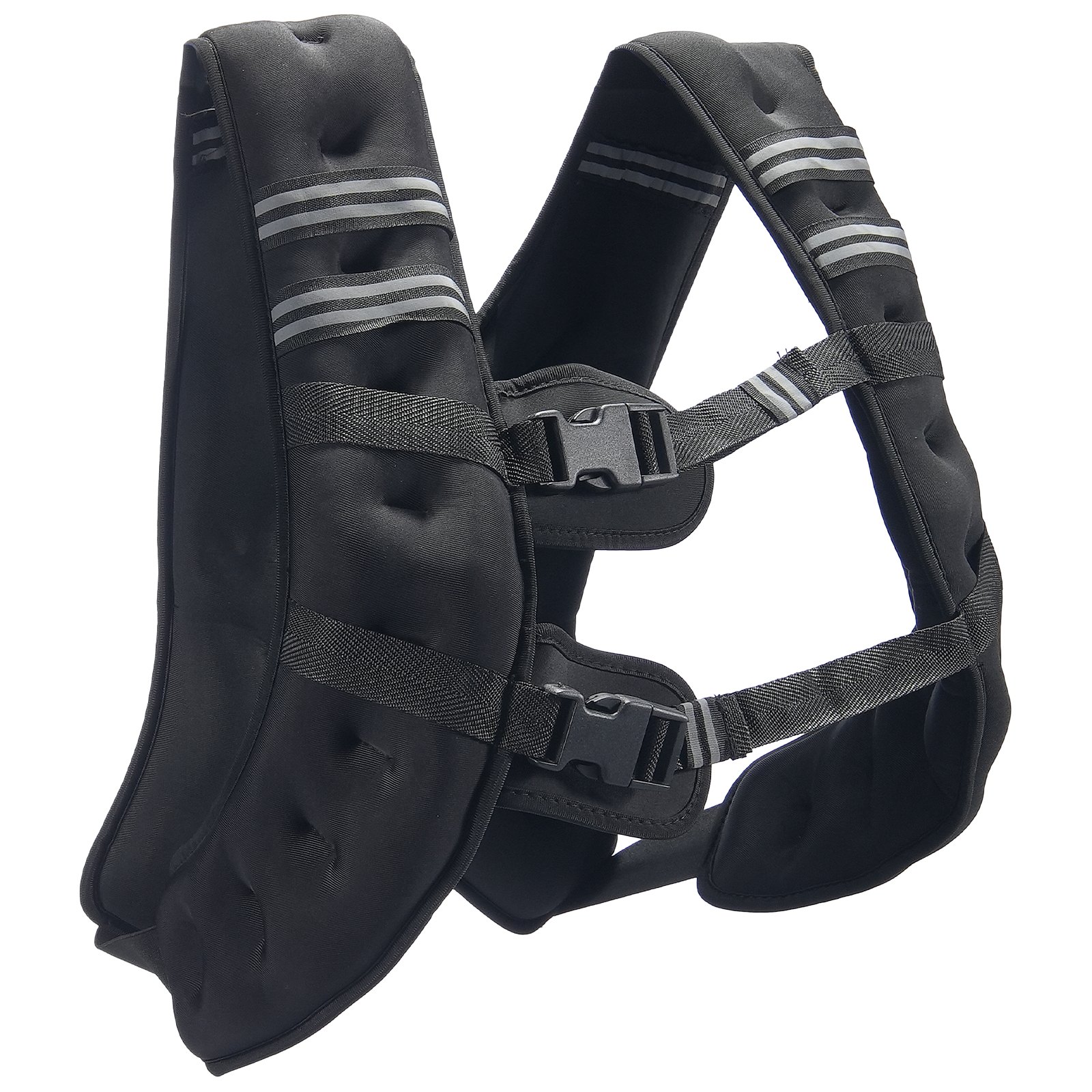 Weighted Vest, 30 Lbs Weight Vest With Reflective Stripe, Adjustable Buckle Body Weight Vest For Men Women, Workout Equipment For Strength Training, Running, Jogging, Fitness, And Weight Loss