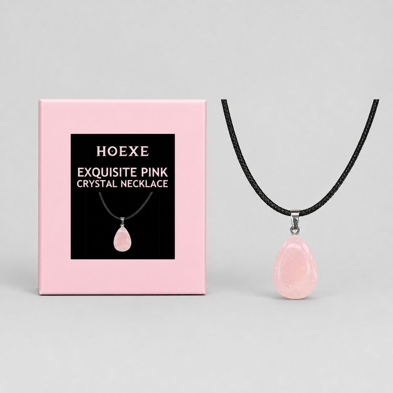 Collar HOEXE con colgante de piedra