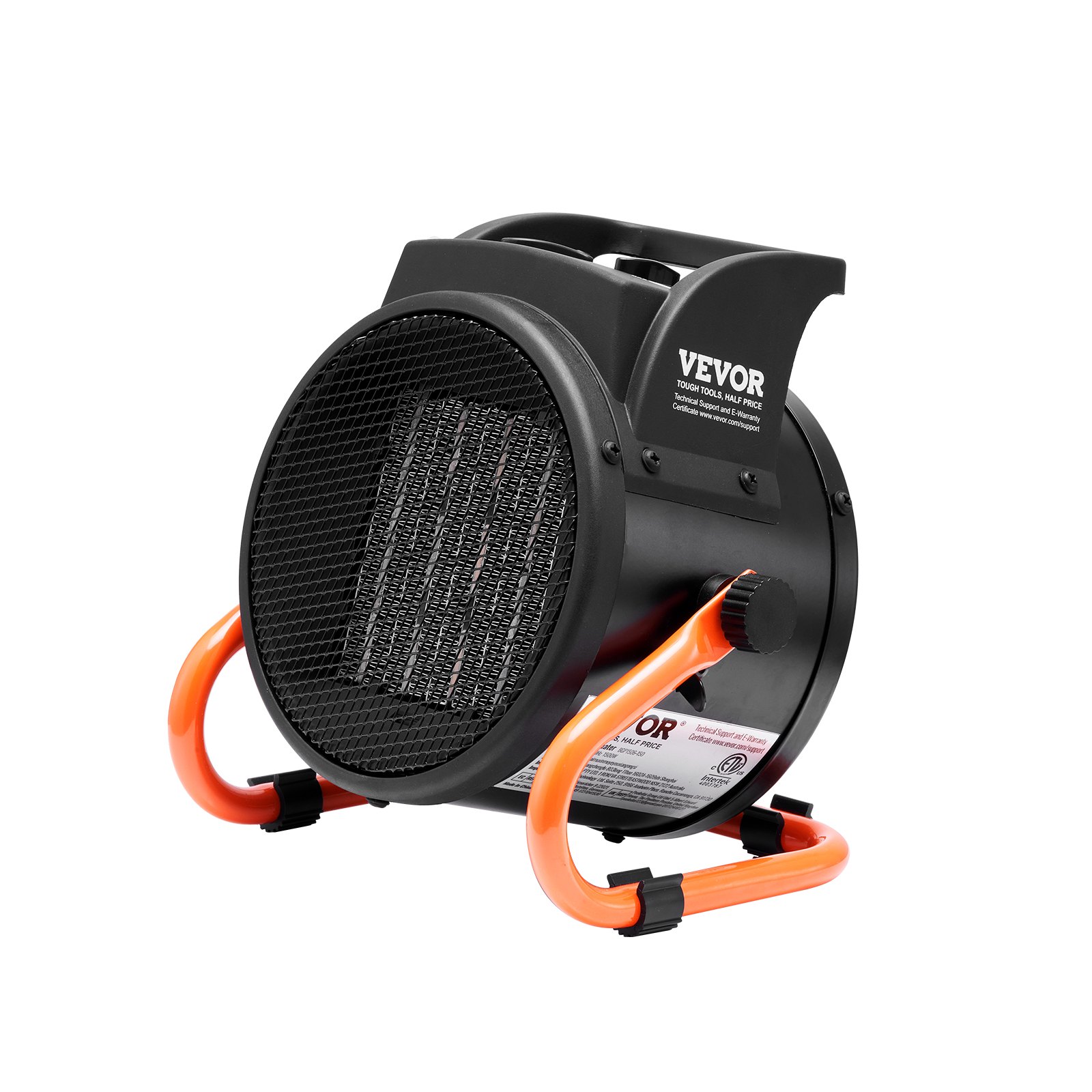 Calentador para invernadero 1500W, con termostato, PTC, 3 velocidades y protección.