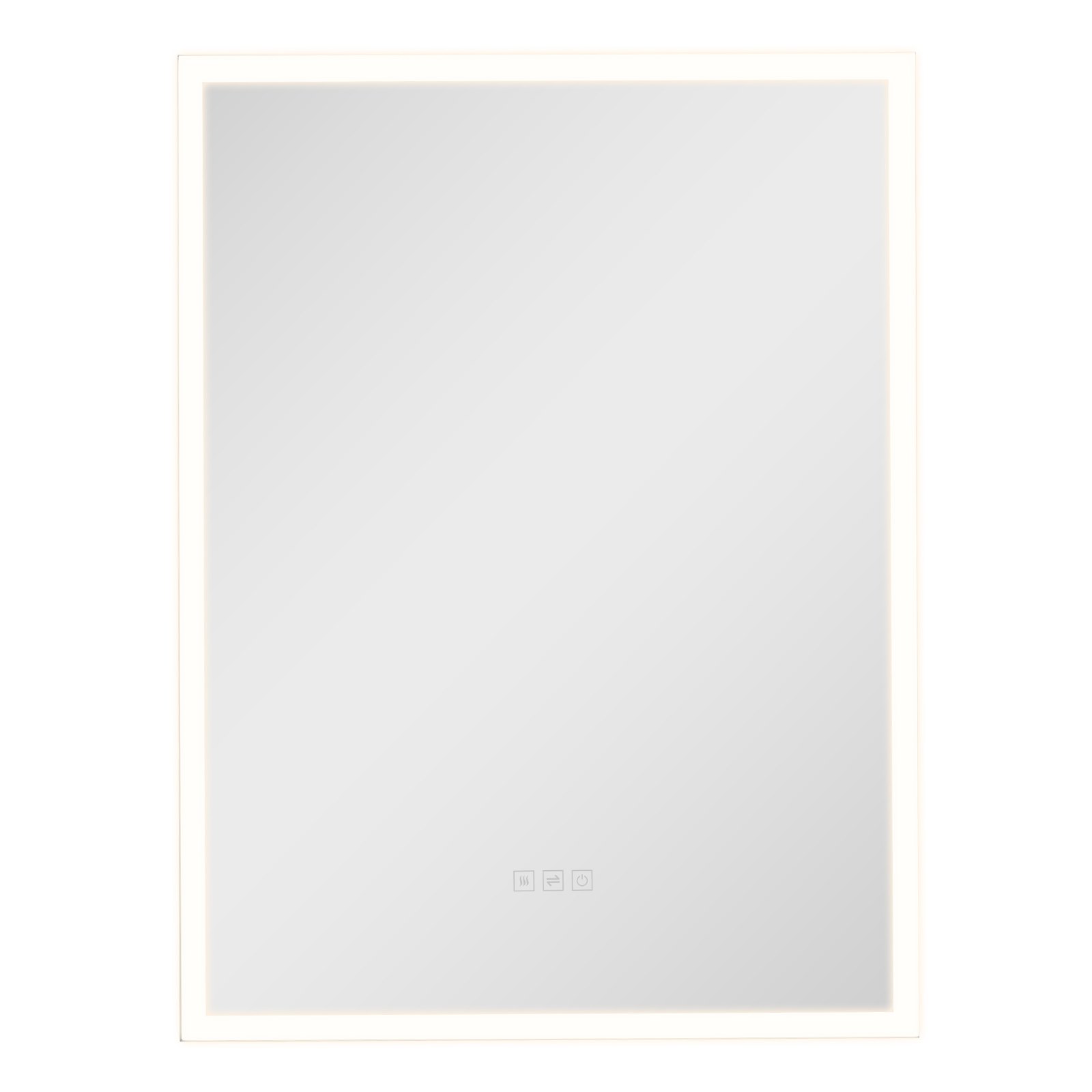 Lighted Medicine Cabinet With Mirror, 24 X 32 In Recessed Or Wall Mount, 3 Color Dimmable LED Bathroom Medicine Cabinet With Magnifying Mirror, Adjustable Shelve Storage, Memory Defog Function