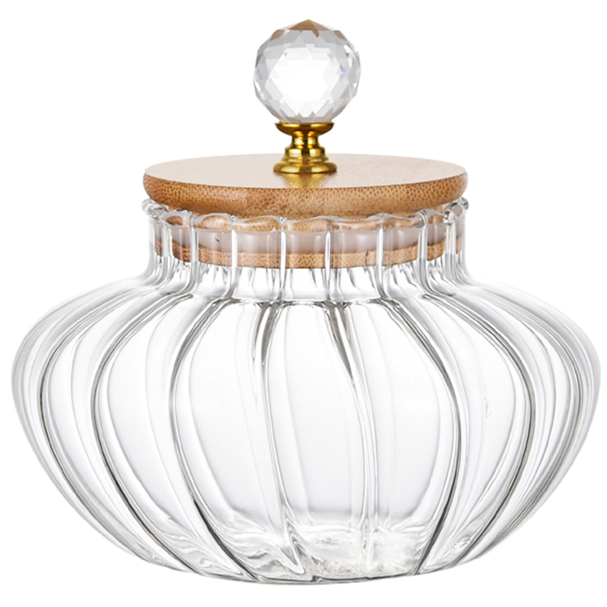 1Pcs High Borosilicate Glass Strip Sealed Jar,Kitchen Storage Jar, Coffee Jar