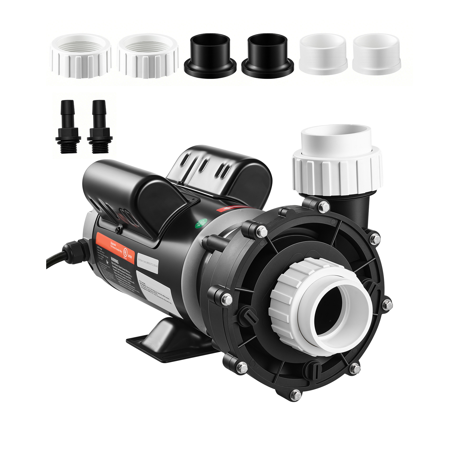 Bomba para SPA 2.5 HP, 2 velocidades, 230V, puertos de 1.5" y 2"