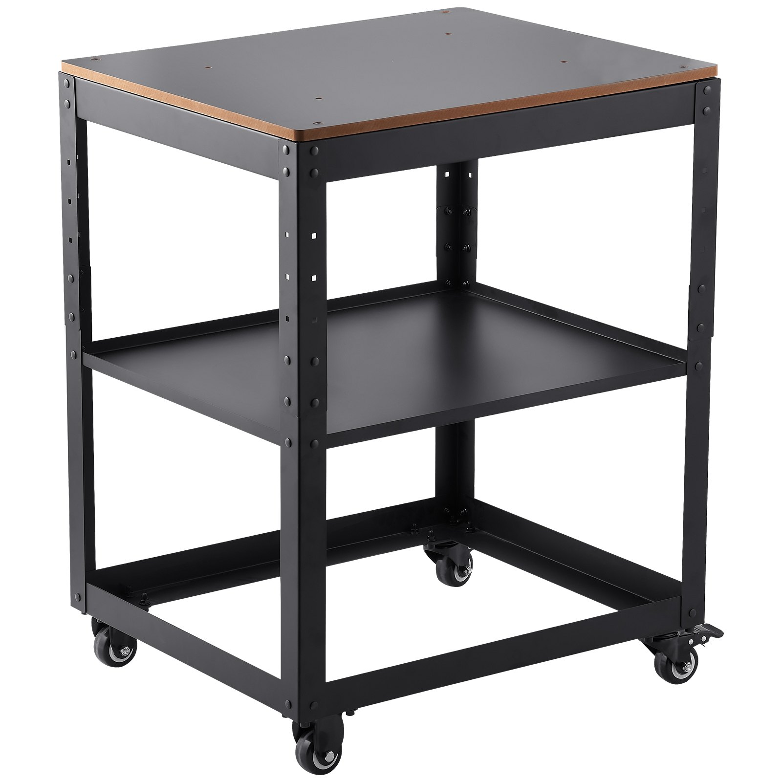 Planer Stand, 100 Lbs / 45 Kg Heavy Loads, Three-Gear Height Adjustable Thickness Planer Table,with 4 Stable Casters & Storage Space, For Most Planers, Saws, Bench-top Machines, Power Tools