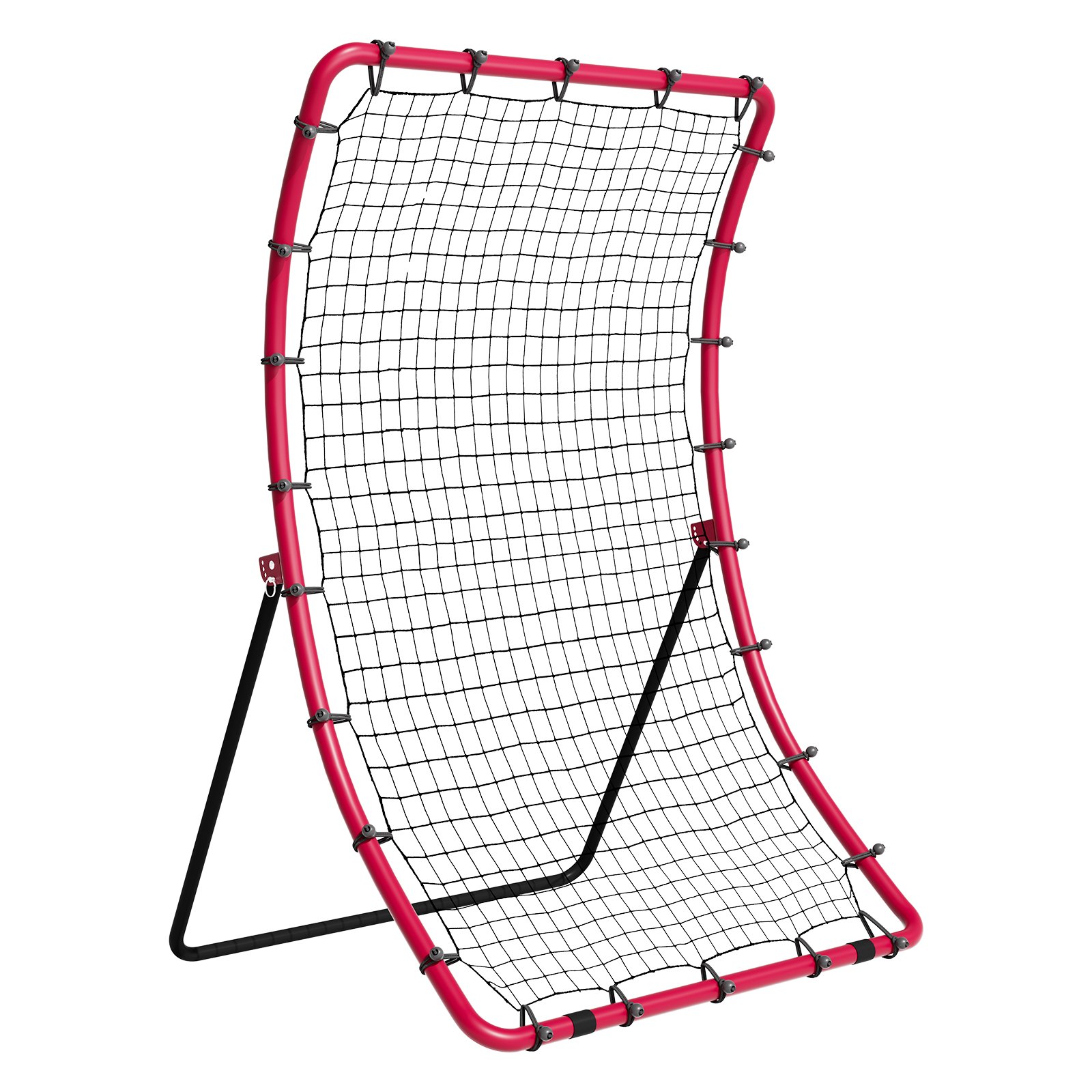 Baseball And Softball Rebounder Net, 4 X 5.5 Ft PitchBack Baseball Pitching Nest, Pitch Return Trainer Rebound Net With Pitching Target, All Angle Fielding Rebound Net For Grounders Pop Flies