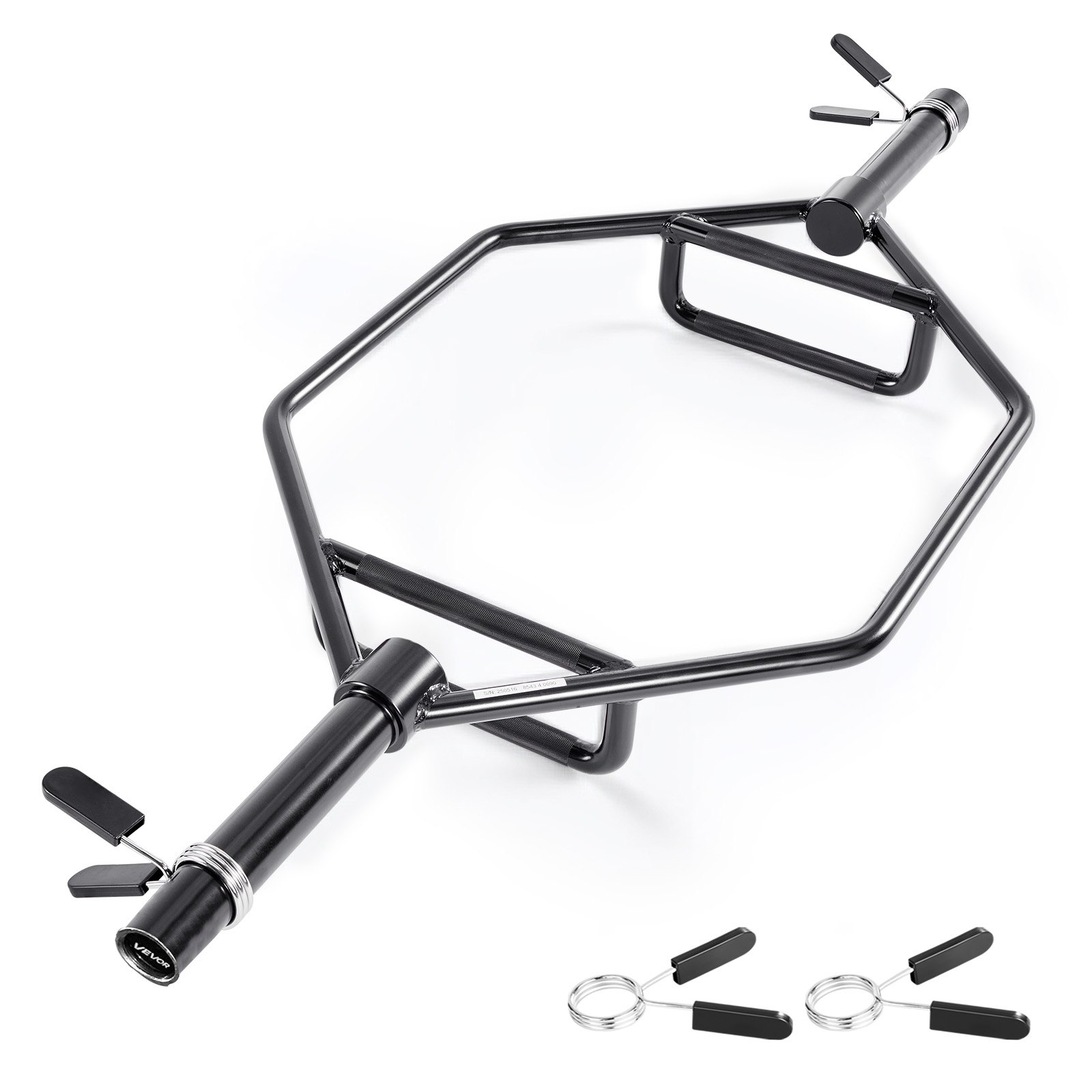 Trap Bar Hex Bar, 2-Inch Hex Barbell, 800 LBS Capacity Shrug Bars With Knurled Grips, Weightlifting And Strength Training Equipment, Home Gym For Squats, Deadlifts, Shoulder Presses, Black