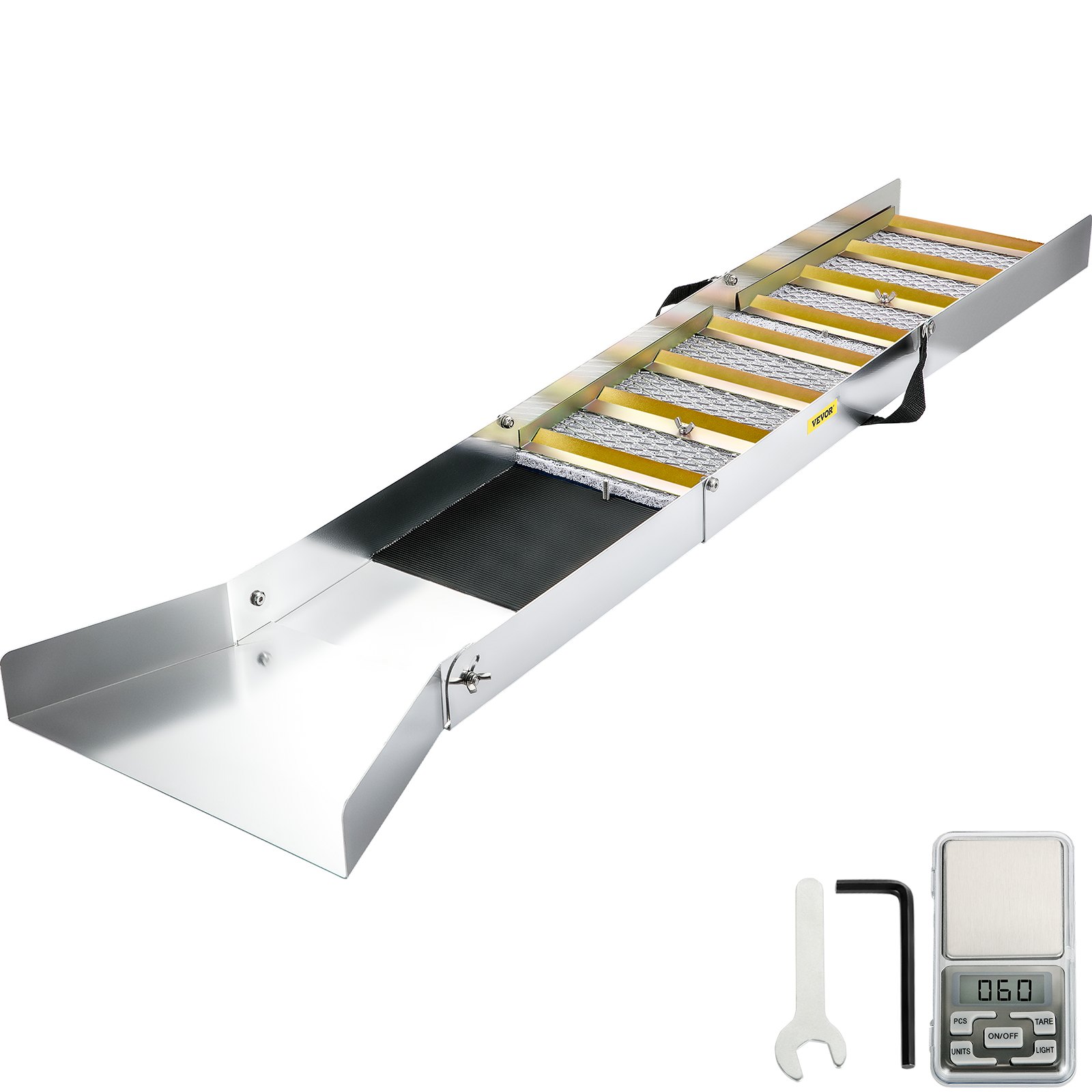 Caja de Esclusa Plegable de Aluminio, compacta, ligera, con musgo de minero.