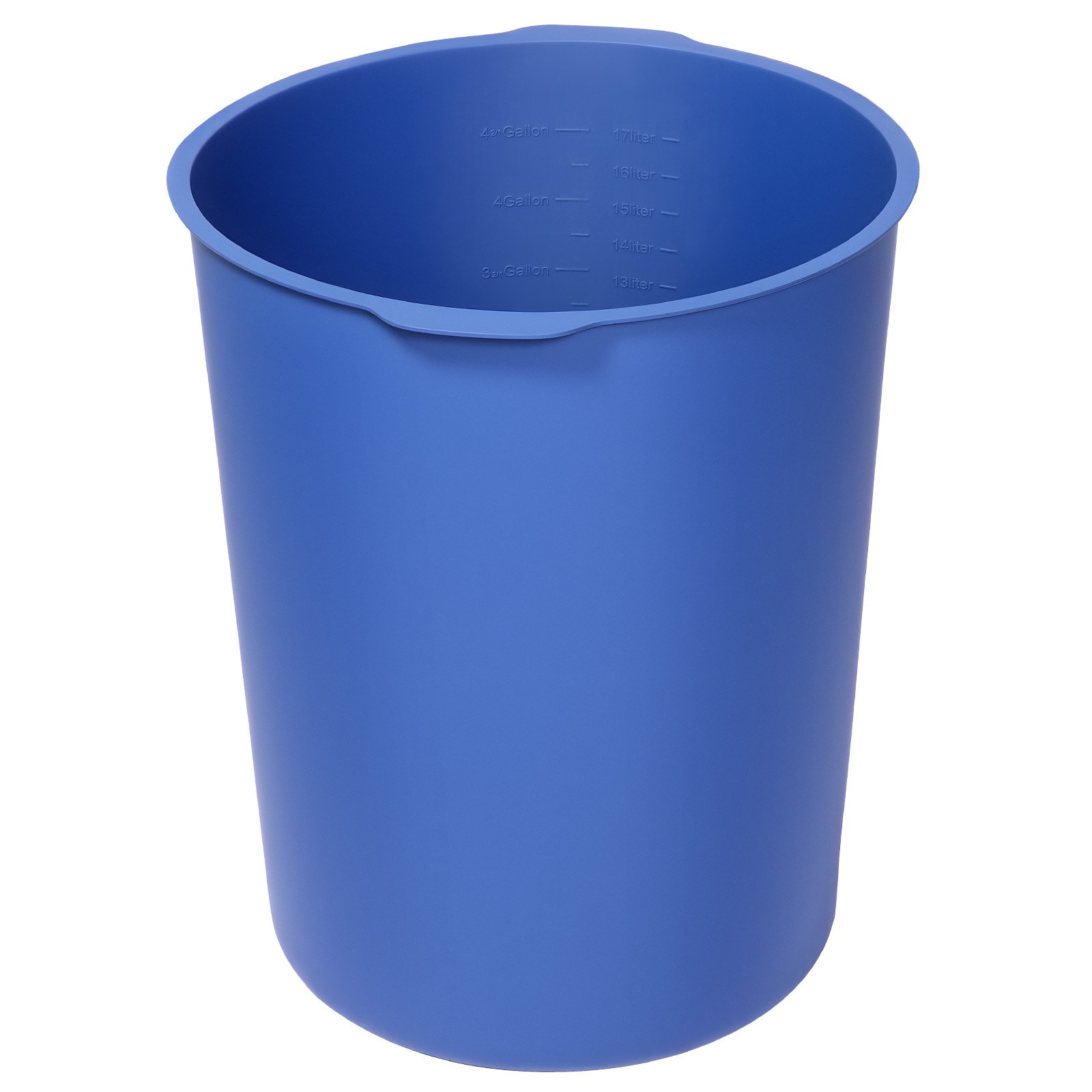 Forro de silicona reutilizable para cubeta de 5 galones, para mezcla de concreto, azul.