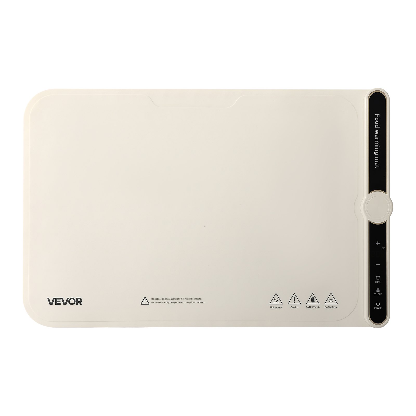 Bandeja calentadora eléctrica de silicona, enrollable, 9 temperaturas, apagado automático.