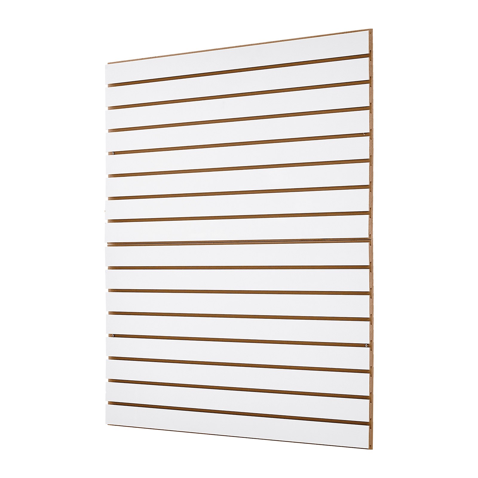 Slat Wall Paneling, 4 X 4 Ft, MDF Garage Slatwall With Modular Design, White Slat Wall Easy-to-Install Adjustable Slatwall Panel With Coupling Structure & DIY Cutting, Fits For Storage & Display