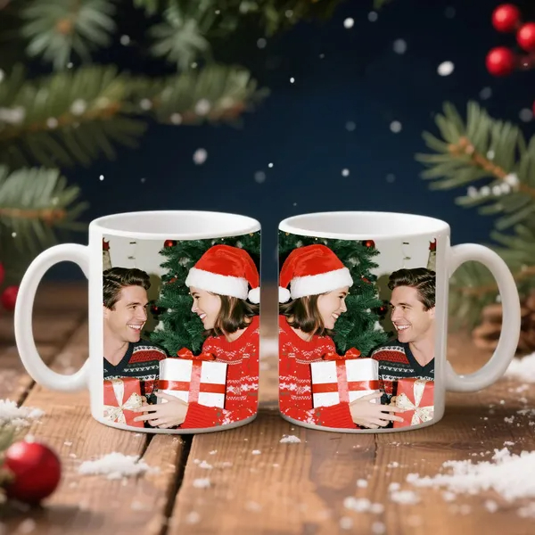 Custom Mug 11oz Christmas Photo Gift - Must Upload The Image