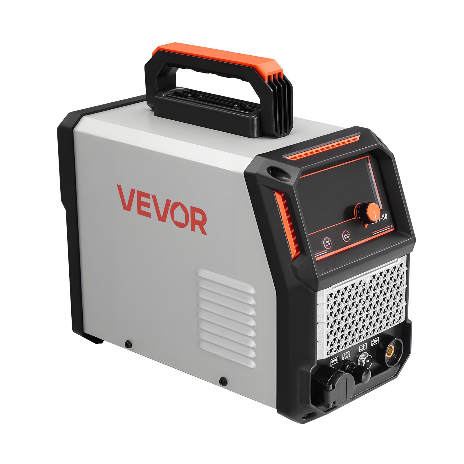 Plasma Cutter, 50A Non-Touch Pilot Arc Plasma Cutting Machine, 110V/220V Dual Voltage Digital Display IGBT Inverter - With 2T/4T Function & Adjustable PA/PT Time For Home Repairs, Workshops