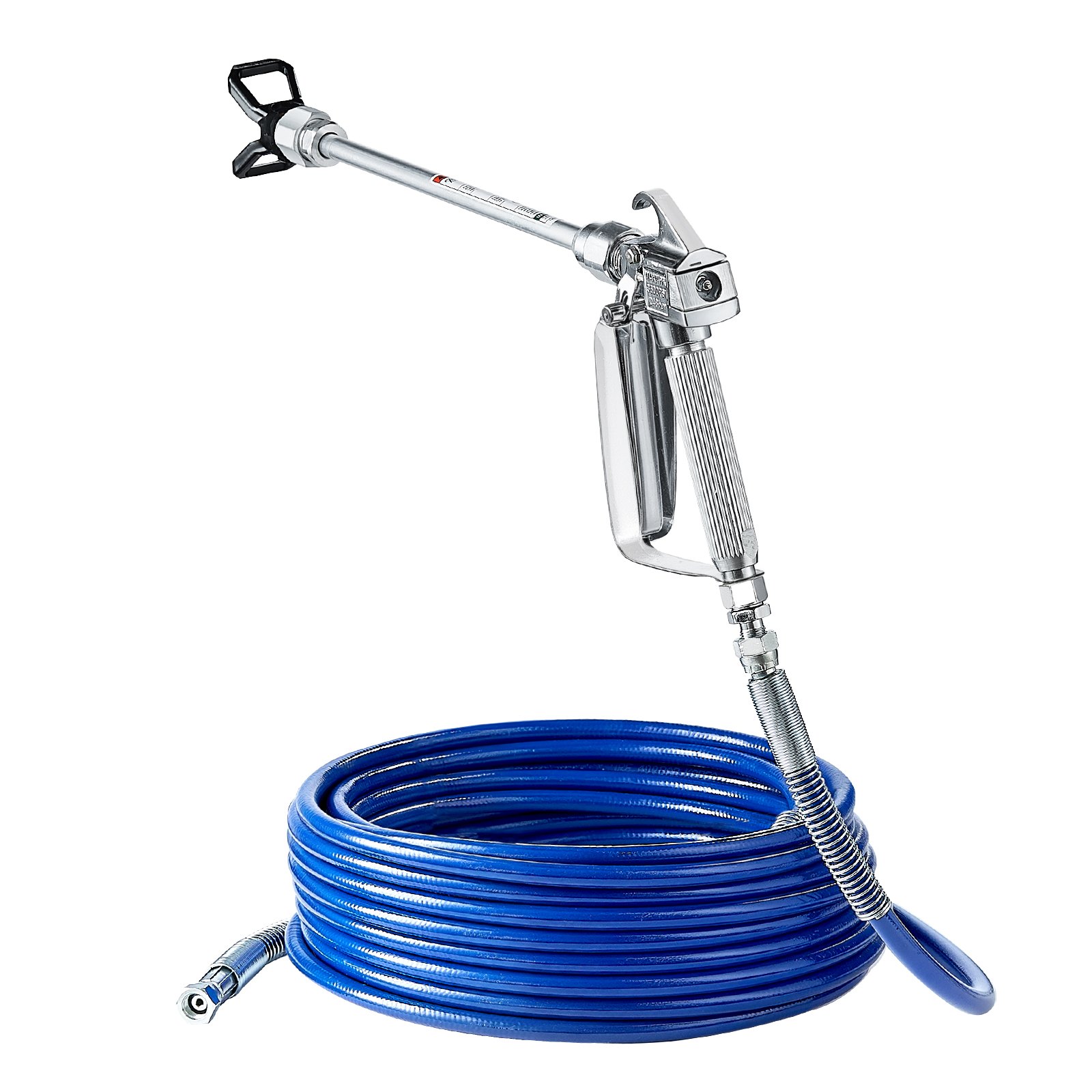 Airless Paint Spray Gun And Hose Kit, 3600PSI High Pressure Paint Sprayer Hose Set With 5 Tips, 211, 315, 417, 517, 623, Swivel Joint Airless Spray Gun Kit With Filters, Hose And Extension Rods
