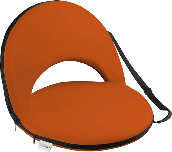Alpcour Asiento de estadio reclinable impermeable, 6 posiciones, para exteriores