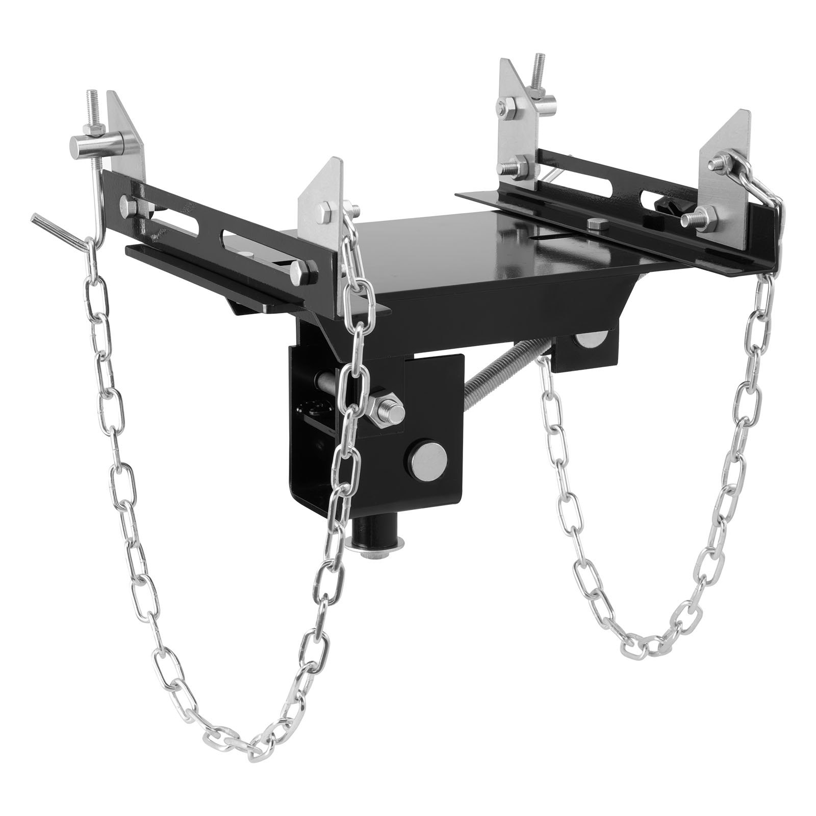 Transmission Jack Adapter, 1100 Lbs / 0.5 Ton Load Capacity Automotive Transmission Lift Adapter, Heavy-Duty Steel, For Floor Jack With 1-1/5 In Detachable Saddle Shaft, For Garage, Repair Shop