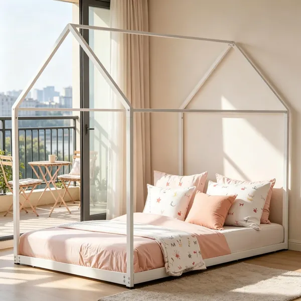 Canopy Bed Frame Only Bed Frame
