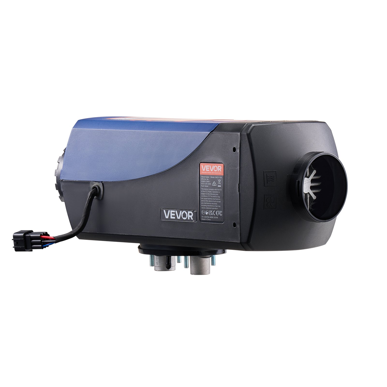 Calentador diésel portátil 8KW, 12V/24V CC, con tanque de 2.6 galones