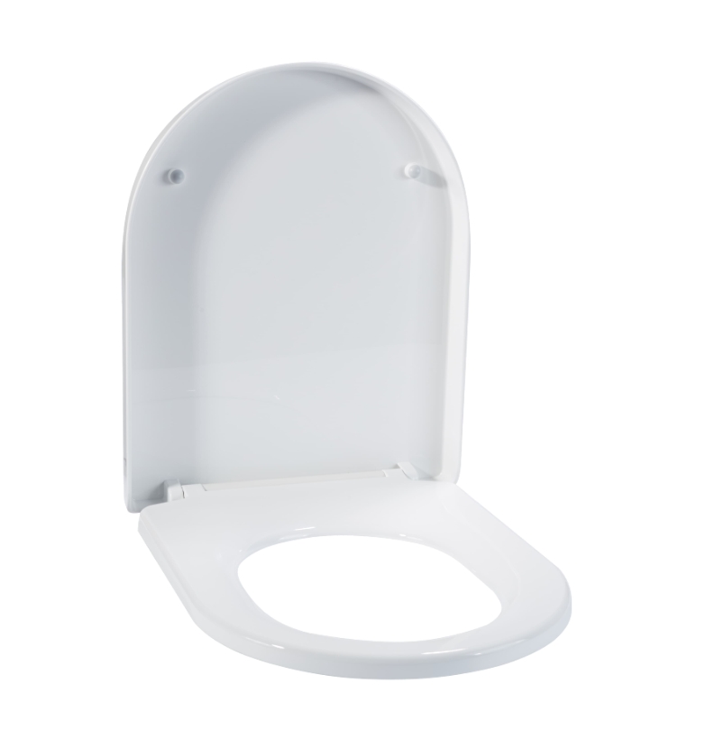 Asiento de inodoro con forma de U.