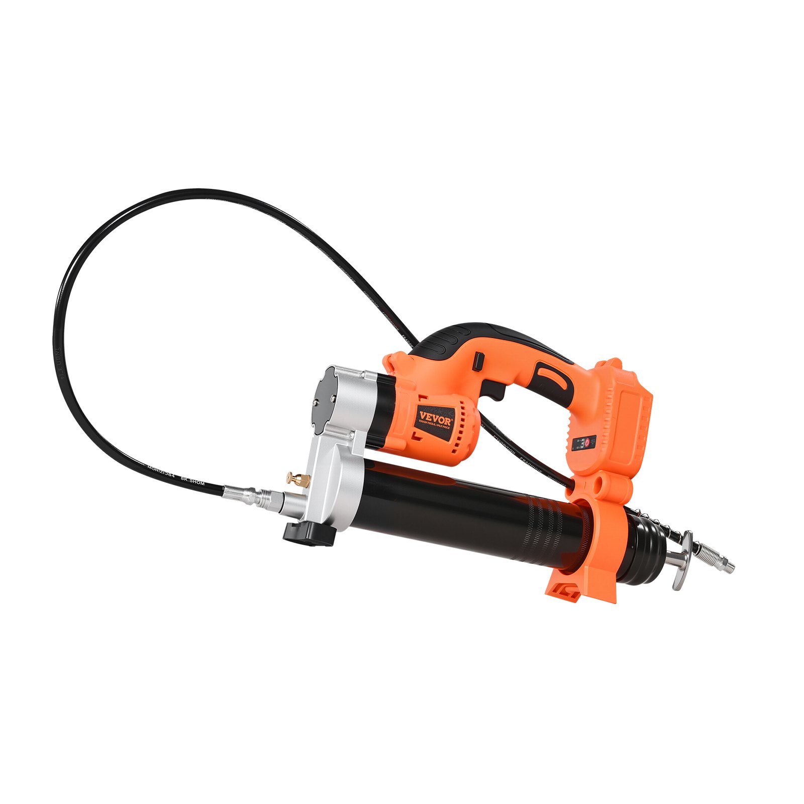 Pistola de engrase eléctrica inalámbrica 8000 PSI con luz LED y manguera de 35.4 pulgadas